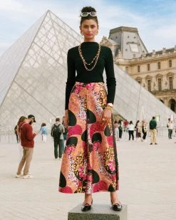 Palazzo Pant Abstract Print