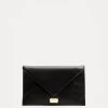 Evie Envelope Clutch Nappa Black