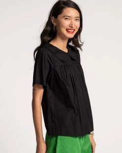 clothing -clothing ANABELLE TOP BLACK 02
