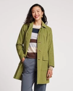 Barn Jacket Mini Wale Corduroy Moss Green