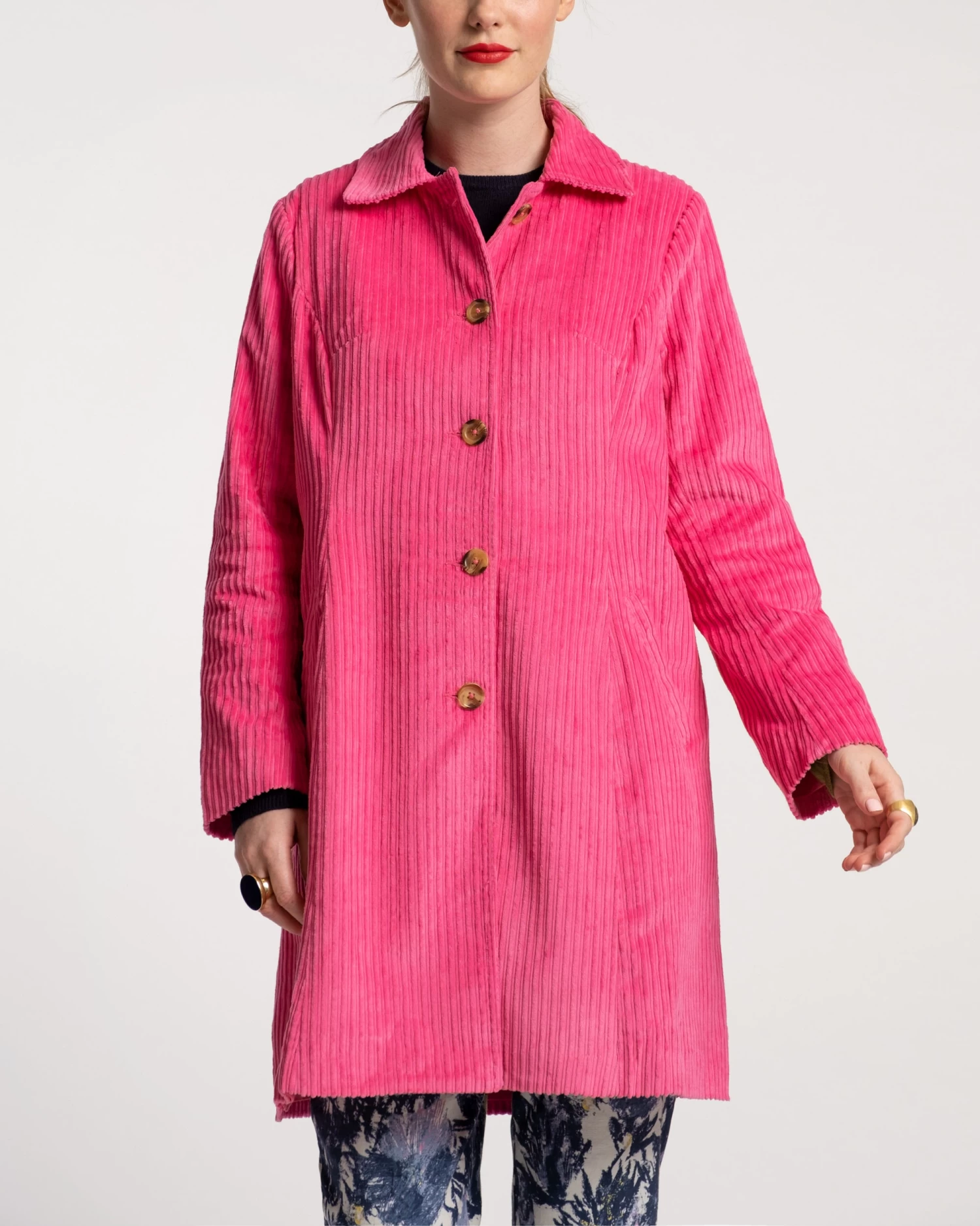 Barn Jacket Double Wale Corduroy Pink 2 Barn Jacket Double Wale Corduroy Pink - Image 2