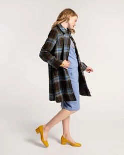 Wool Barn Jacket Stonegate Plaid -clothing BARN STONEGATE 02