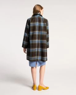 Wool Barn Jacket Stonegate Plaid -clothing BARN STONEGATE 03