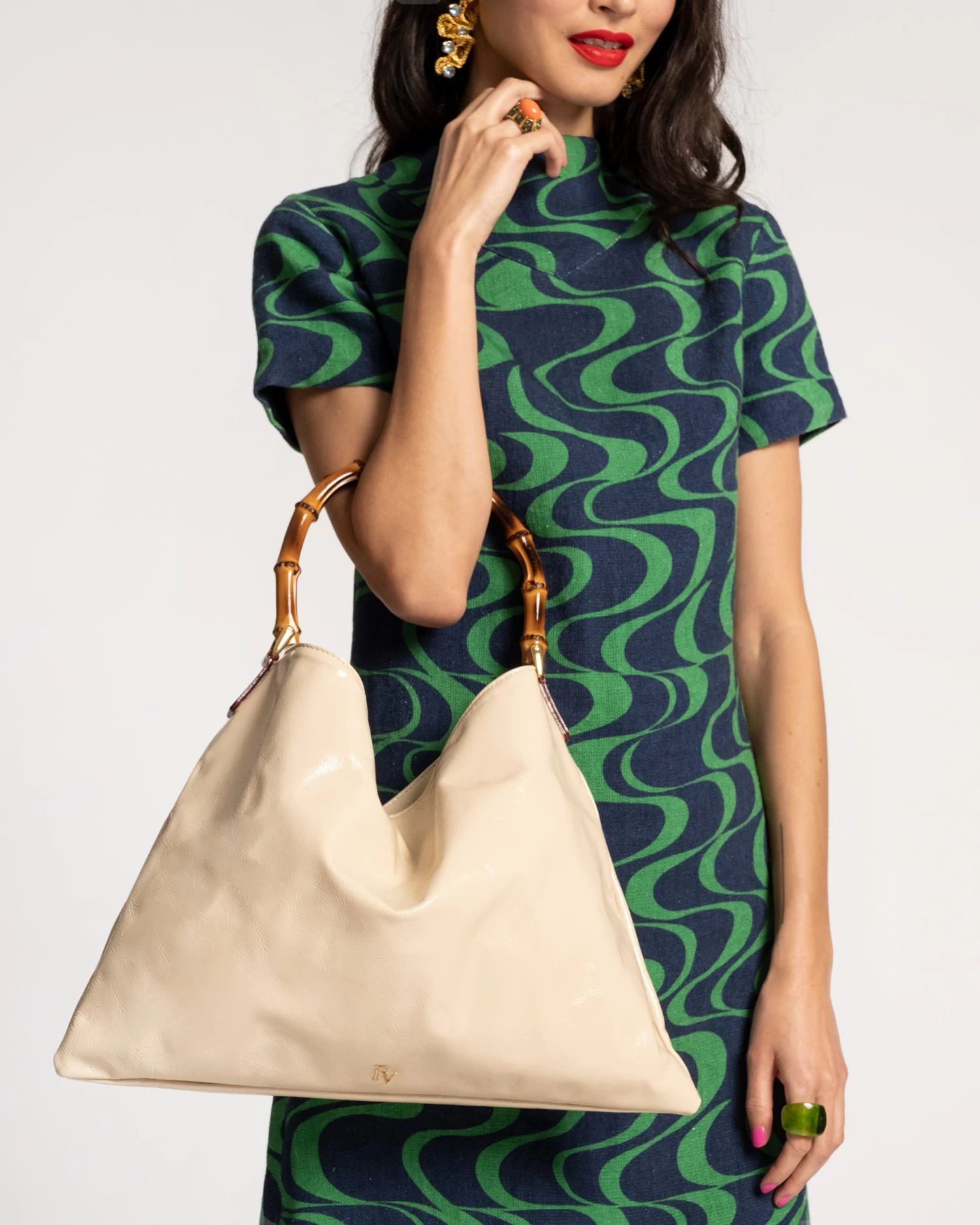 Muriel Tote Naplak Oyster 2 Muriel Tote Naplak Oyster - Image 2