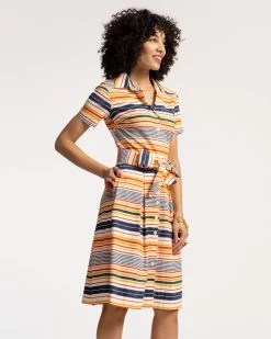 Bella Dress Regatta Stripe -clothing BELLA REGATTA 03 scaled