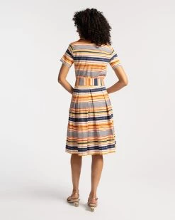 Bella Dress Regatta Stripe -clothing BELLA REGATTA 04 scaled
