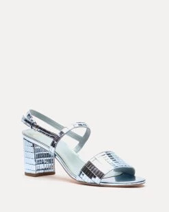 Bettina Sandal Disco Leather Celeste -clothing BETTINADL CELEST 02
