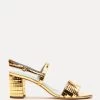 Bettina Sandal Disco Leather Gold