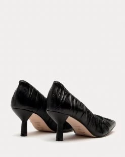 Britta Ruched Heel Glove Nappa Black -clothing BRITTAGN BLACK 03