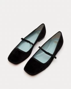 Jude Mary Jane Velvet Black -clothing BRITTAV BLACK 04