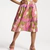 Barbara Midi Skirt African Daisy Print