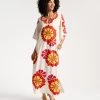 Delightful Caftan Sunrise Oyster Multi