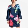 Goldie Tunic Peony Garden Navy Multi