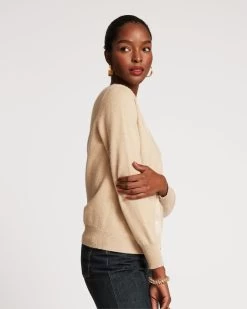 Helen Wool Cardigan Gold -clothing CARDI SPARKLE 04