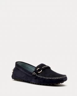 Charlie Loafer Suede Navy -clothing CHARIESU NAVY 02
