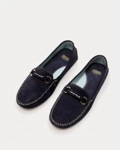 Charlie Loafer Suede Navy -clothing CHARIESU NAVY 04