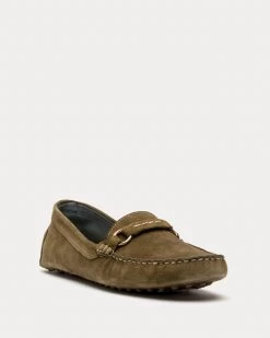 Charlie Loafer Suede Olive -clothing CHARIESU OLIVE 02