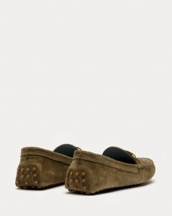Charlie Loafer Suede Olive -clothing CHARIESU OLIVE 03