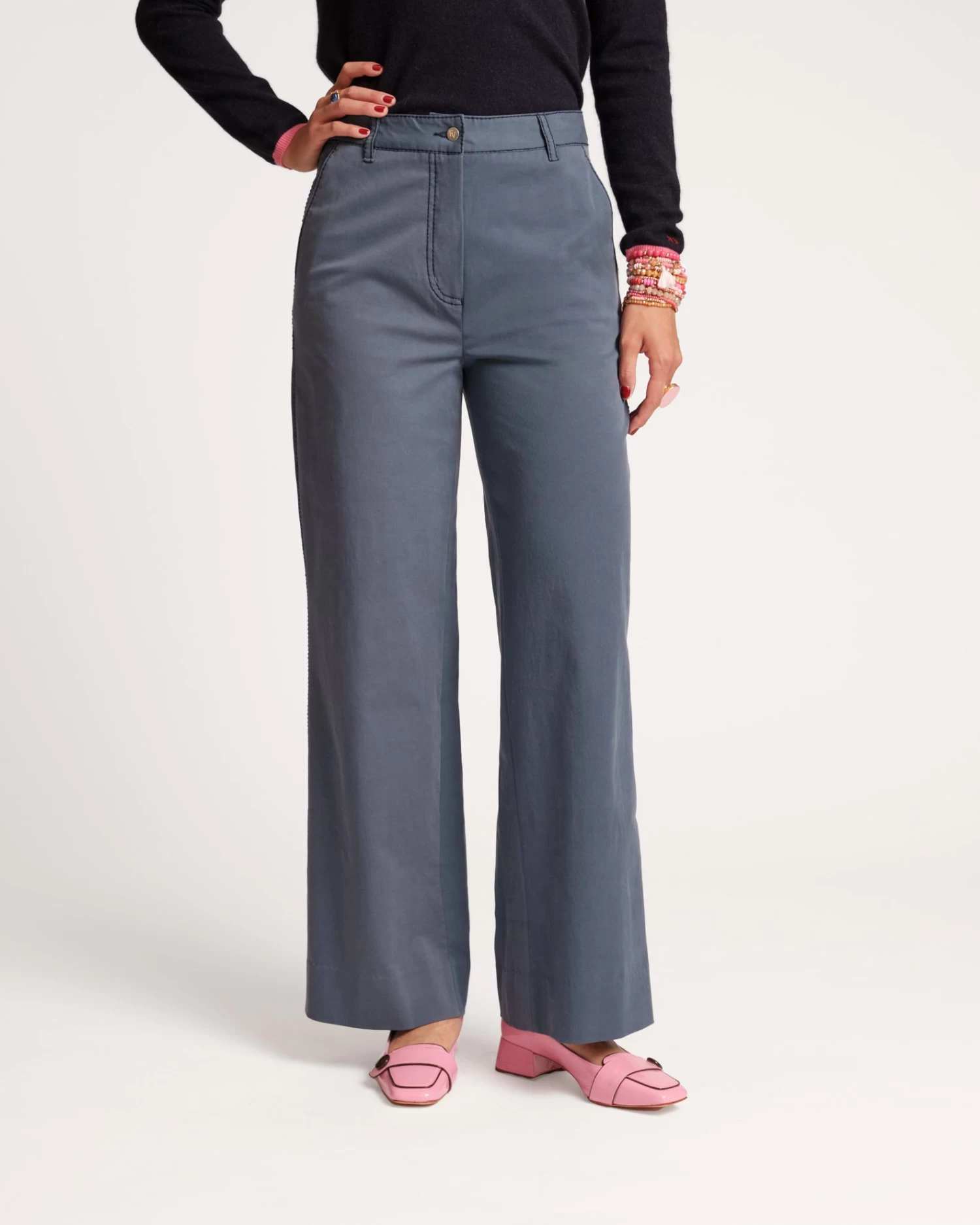 Charlotte Pant Cotton Navy 1 Charlotte Pant Cotton Navy