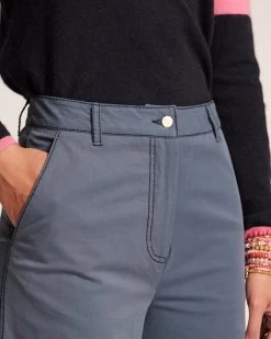 Charlotte Pant Cotton Navy 7 Charlotte Pant Cotton Navy -clothing CHARLOTTE BLUE 02