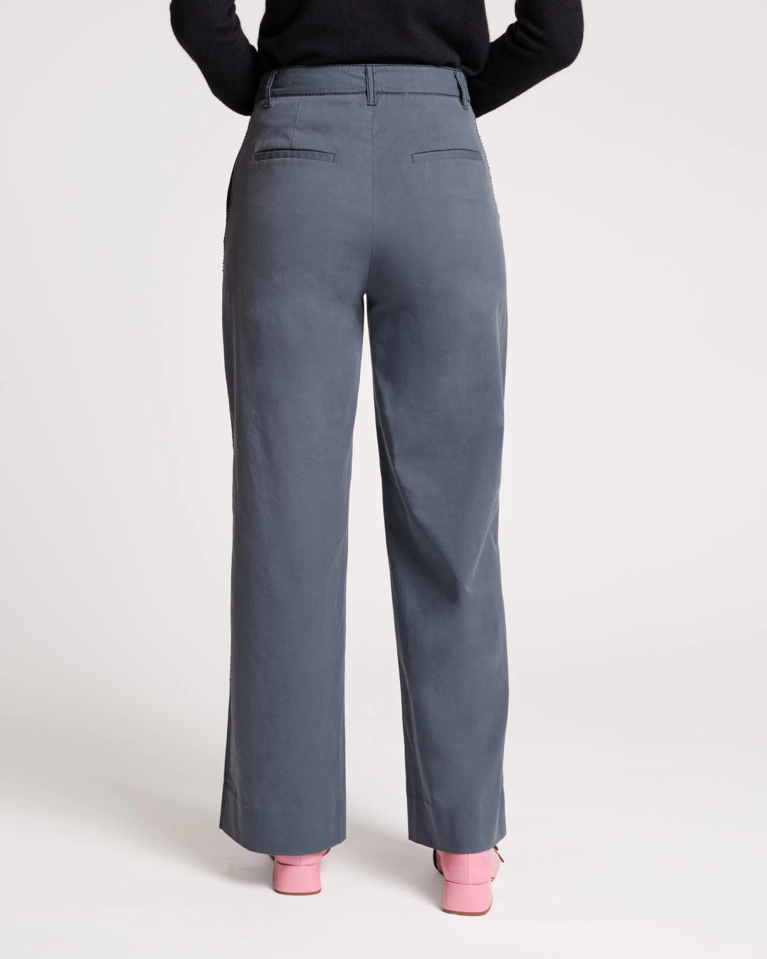 Charlotte Pant Cotton Navy 5 Charlotte Pant Cotton Navy - Image 5