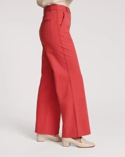 Charlotte Pant Cotton Red -clothing CHARLOTTE RED 03