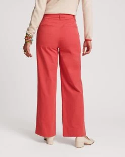 Charlotte Pant Cotton Red -clothing CHARLOTTE RED 04