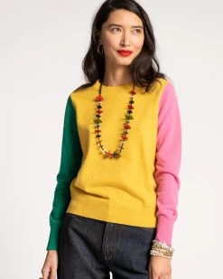 Colorblock Crewneck Multi