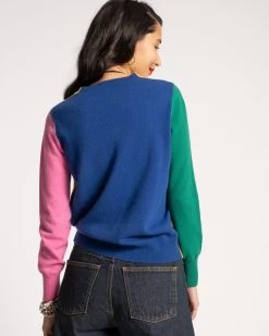 Colorblock Crewneck Multi -clothing COLORBLOCK SWEATER YELLOW 03