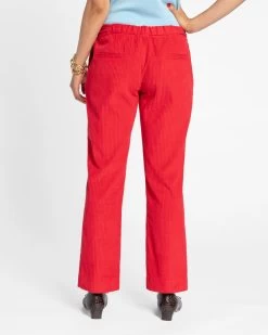 Chloe Corduroy Pant Red 9 Chloe Corduroy Pant Red -clothing Chloe red 04