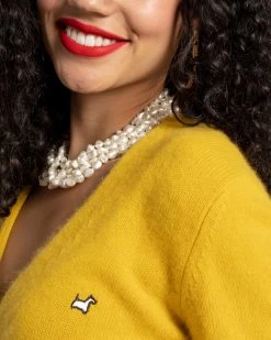 Collegiate Sweater Light Mustard -clothing Collegiate mustard 05