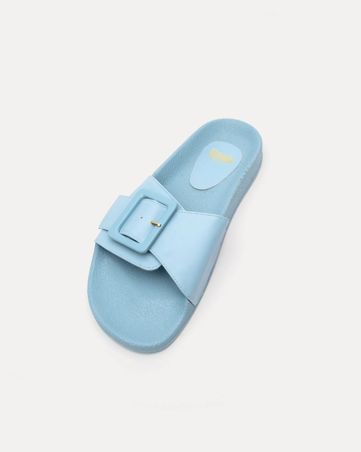 Daisy Slide Vegan Leather Light Blue 4 Daisy Slide Vegan Leather Light Blue - Image 4