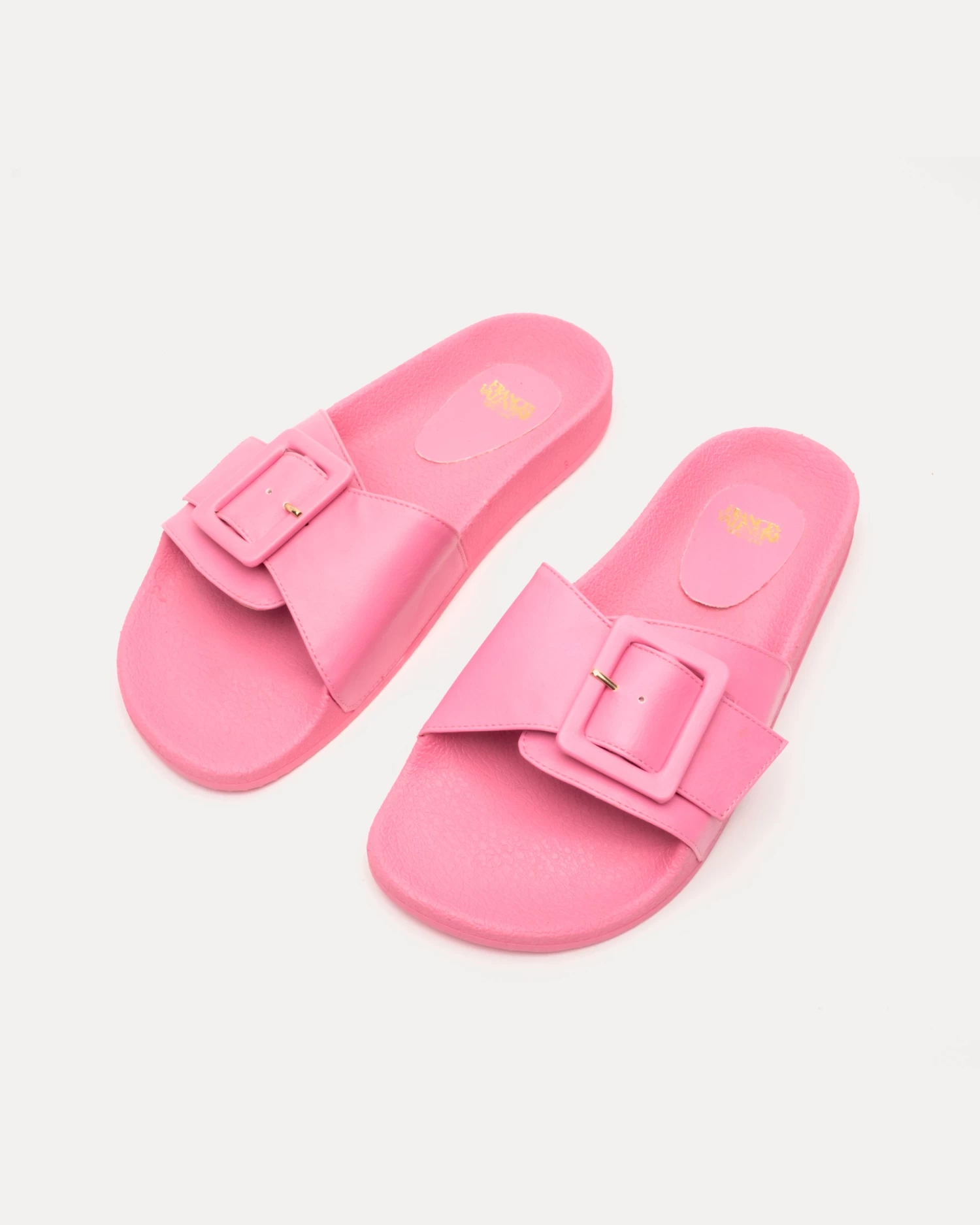 Daisy Slide Vegan Leather Pink 1 Daisy Slide Vegan Leather Pink