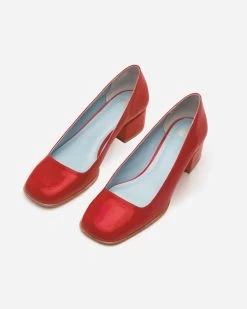 Doll Pump Soft Patent Red -clothing DOLL RED 03