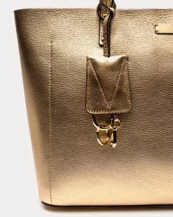 Trixie Tote Tumbled Leather Platino -clothing DSCF0108