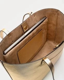 Trixie Tote Tumbled Leather Platino -clothing DSCF0114