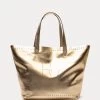 Carlos Tote Leather Platino