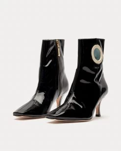 ZsaZsa Boot Soft Patent Black Oyster -clothing DSCF0844