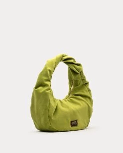 Cece Small Hobo Velvet Green -clothing DSCF1436