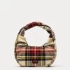 Cece Small Hobo Wool Christmas Plaid