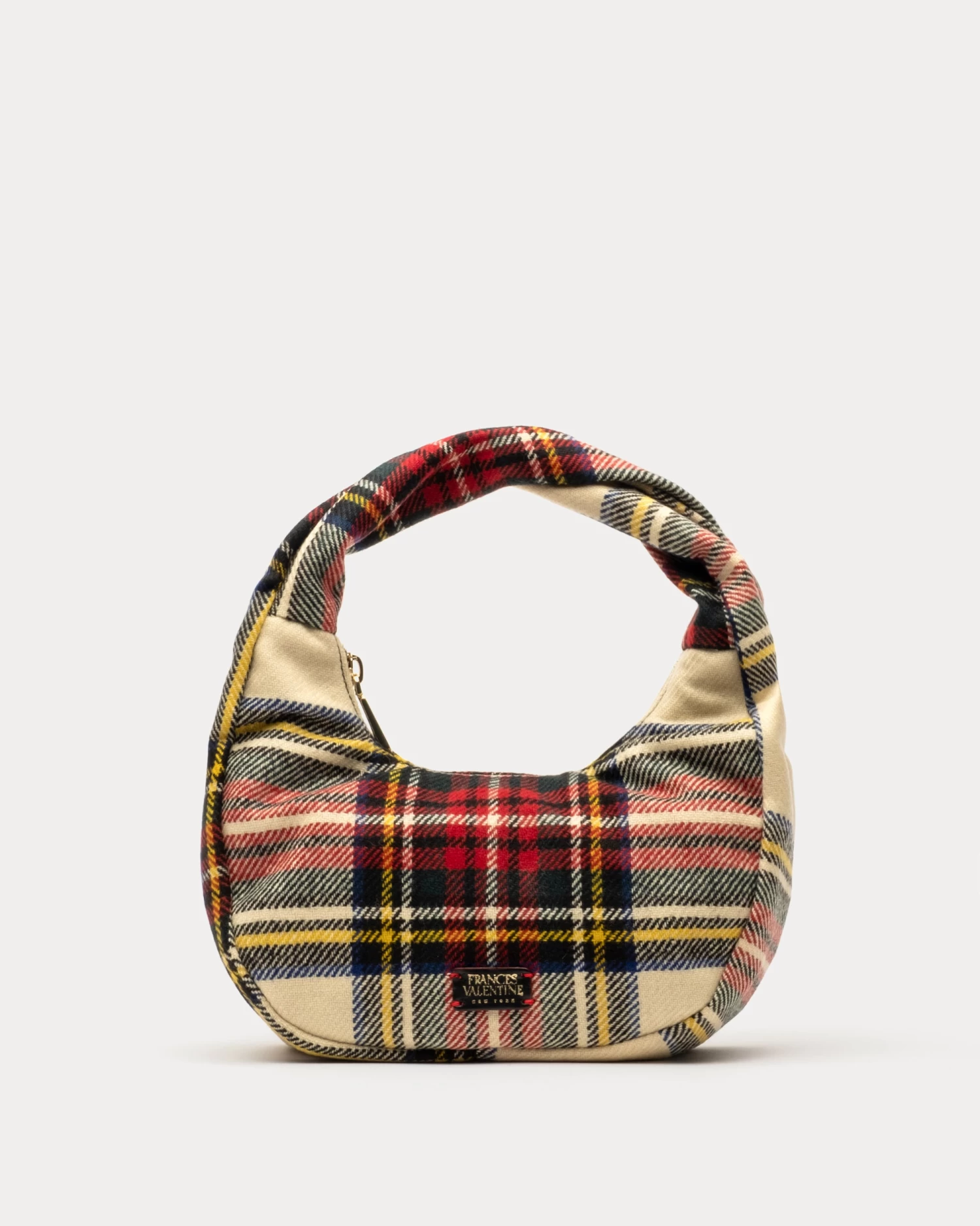 Cece Small Hobo Wool Christmas Plaid 1 Cece Small Hobo Wool Christmas Plaid