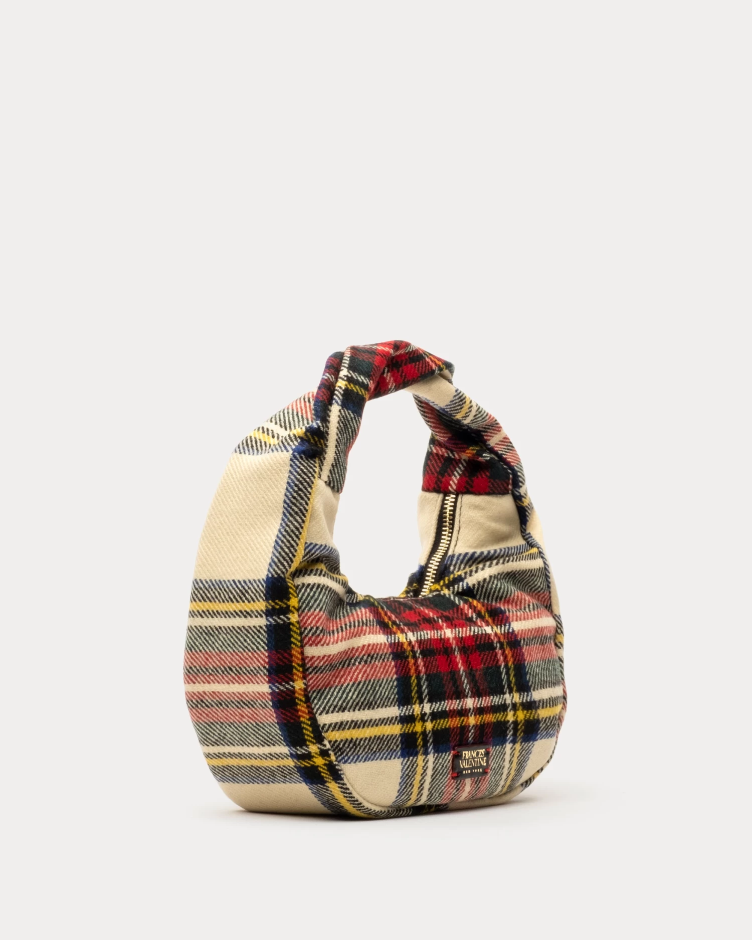 Cece Small Hobo Wool Christmas Plaid 4 Cece Small Hobo Wool Christmas Plaid - Image 4