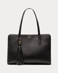 Sami Tote Tumbled Leather Black