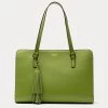 Sami Tote Tumbled Leather Moss Green