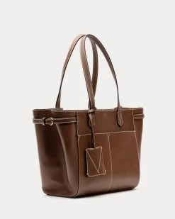 Brigetta Shopping Tote Vachetta Chocolate -clothing DSCF4076