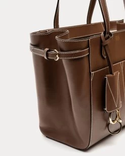 Brigetta Shopping Tote Vachetta Chocolate -clothing DSCF4078