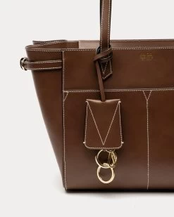 Brigetta Shopping Tote Vachetta Chocolate -clothing DSCF4080