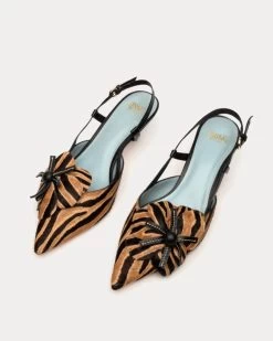 Flower Kitten Heel Zebra Haircalf 7 Flower Kitten Heel Zebra Haircalf -clothing DSCF7865