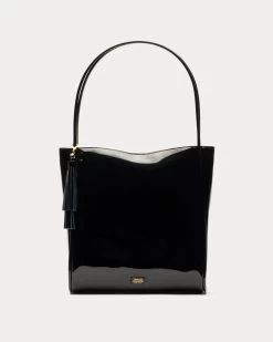 Nan Tote Soft Patent Black