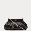 Nora Clutch Satin Black